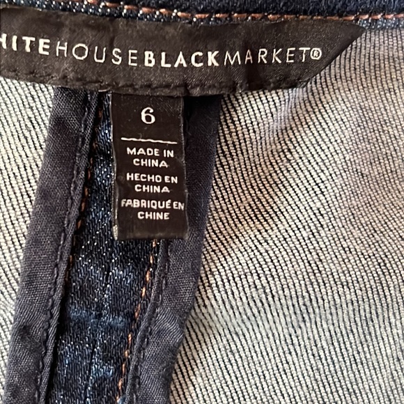 WHBM Denim Military Styled Jacket - Picture 8 of 9